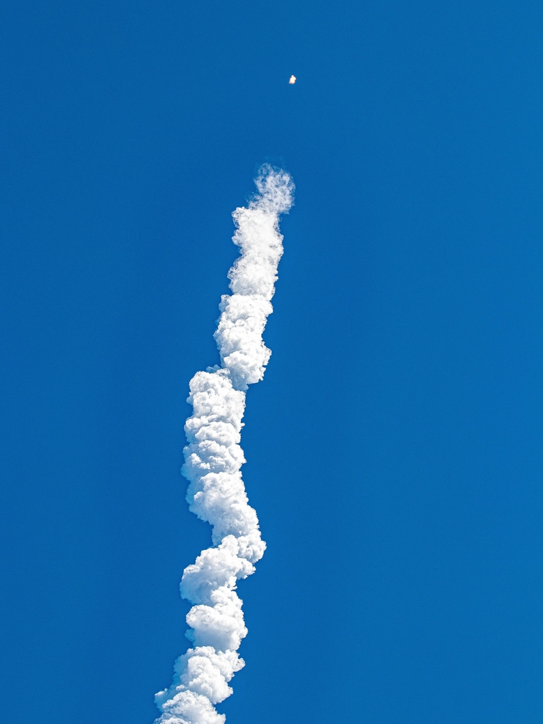 Europa Clipper's Long Exhaust Plume