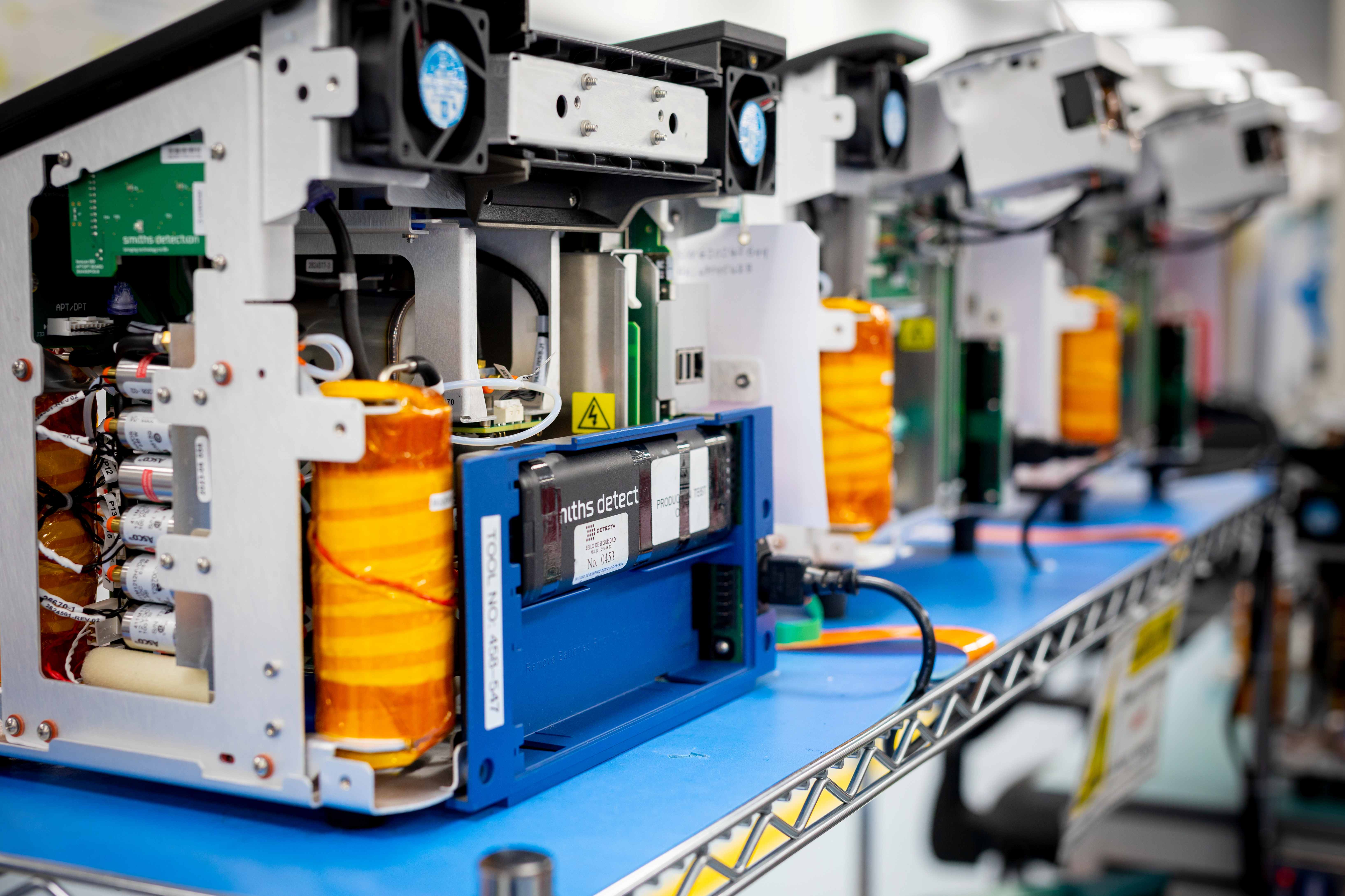 Inside Of Smiths Detection Scanner