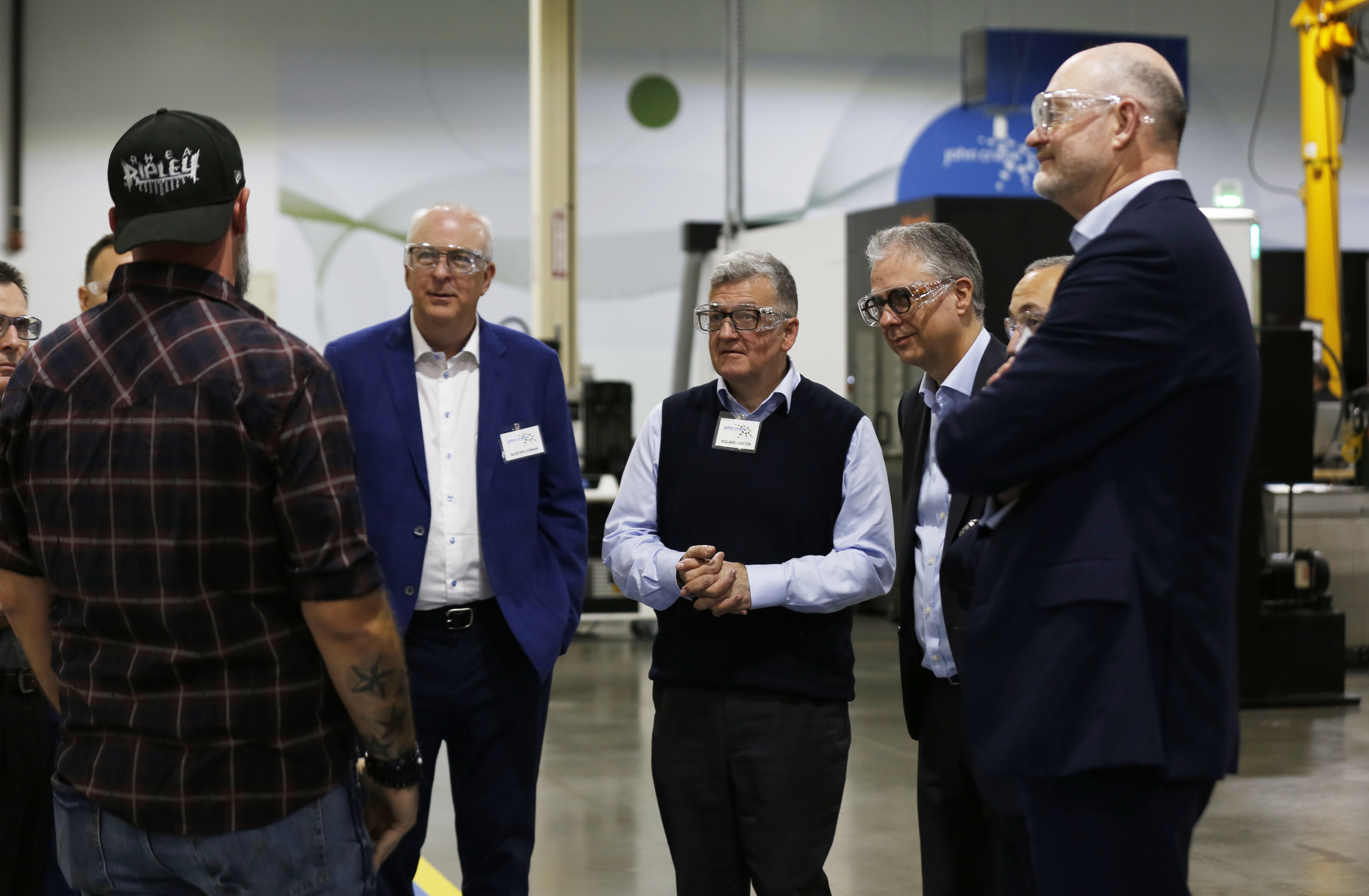 Roland Alistar And Simon John Crane Site Visit