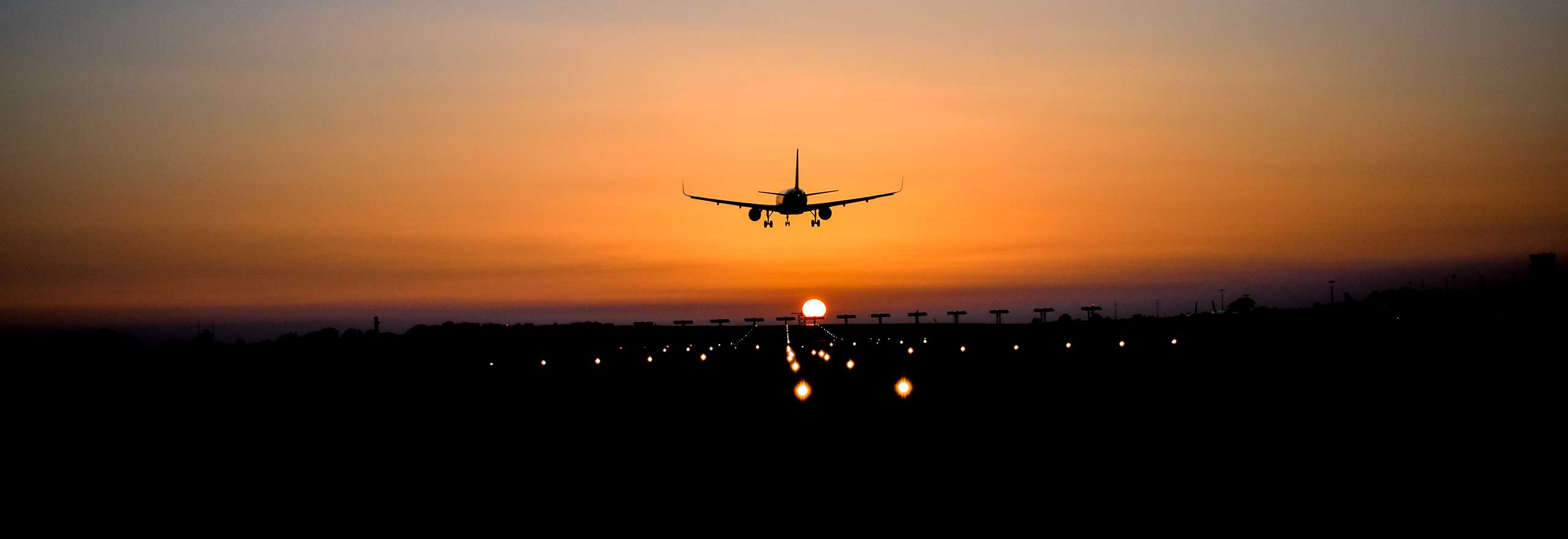 Bristol Airport at sunset (1)