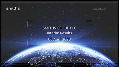 Smiths Group plc Interim Results 2020