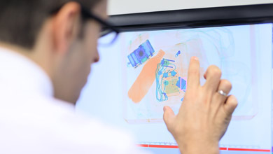 Viewing xray at airport